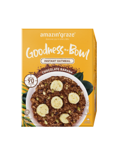 Amazin'Graze Chocolate Banana Instant Oatmeal