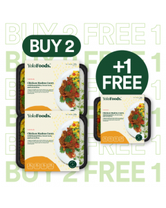 [B2F1 PROMO] CHKN MADRAS CURRY W/BASMATI RICE 450G