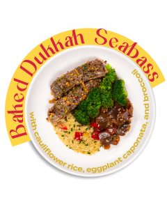 Baked Dukkah Seabass