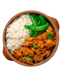 Butter Chicken with Coconut Basmati Rice, Sweet Snap Peas - REG