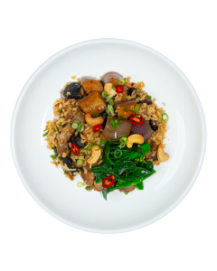 Claypot Chicken and Shiitake Rice