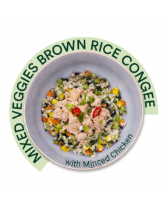 Mix Veggies Brown Rice Congee