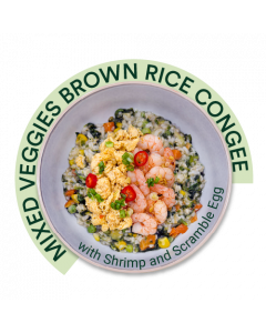 Mix Veggies Brown Rice Congee