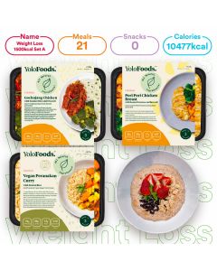 Weight Loss 1500 kcal (3 meals) Set A-NO BEEF