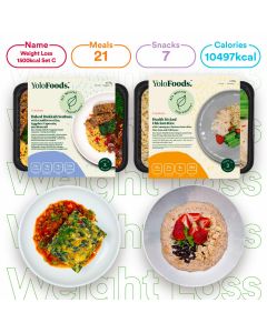 Weight Loss 1500 kcal (3 meals+1 Snack) Set C