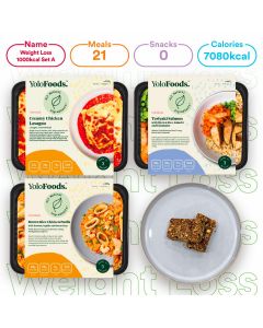 Weight Loss 1000 kcal  (3 meals) Set A-NO BEEF