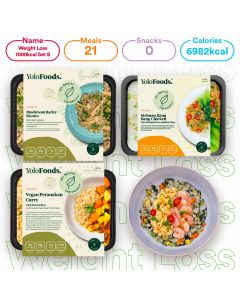 Weight Loss 1000 kcal  (3 meals) Set B