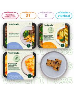 Weight Loss 1000 kcal  (3 meals) Set C