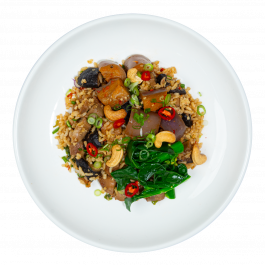 Claypot Chicken and Shiitake Rice